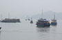 VIETNAM NORD-ORIENTALE. Dal porto di Haiphong osserviamo le barche