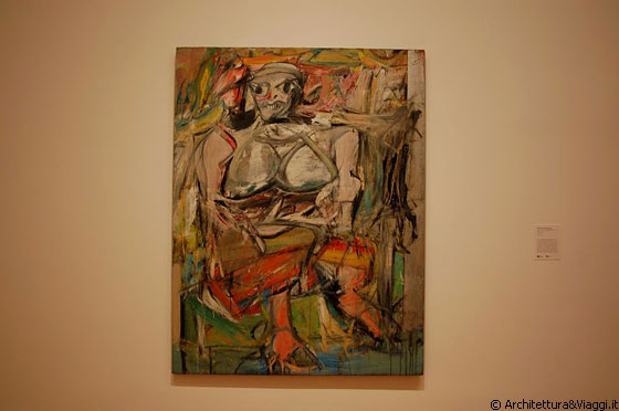 MIDTOWN MANHATTAN - MoMA: Woman, I - Willem de Kooning, 1950-52