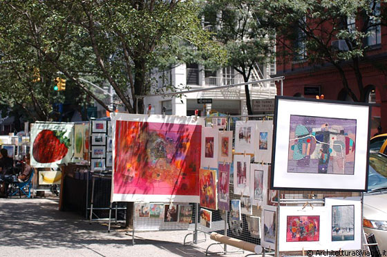 NEW YORK CITY - Arte in vendita per le strade di Soho
