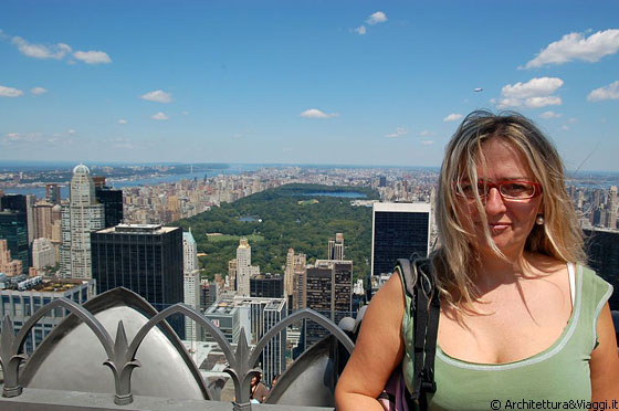 MANHATTAN - Io, felice ed entusiasta nel godermi la vista dall'alto dei grattacieli su Central Park - 10 e lode