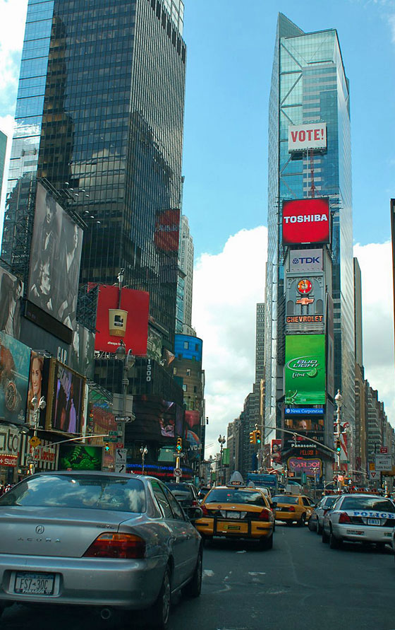 MIDTOWN MANHATTAN - Times Square Tower - arch. Skidmore, Owings & Merrill LLP (David Childs), 2001 - 2003