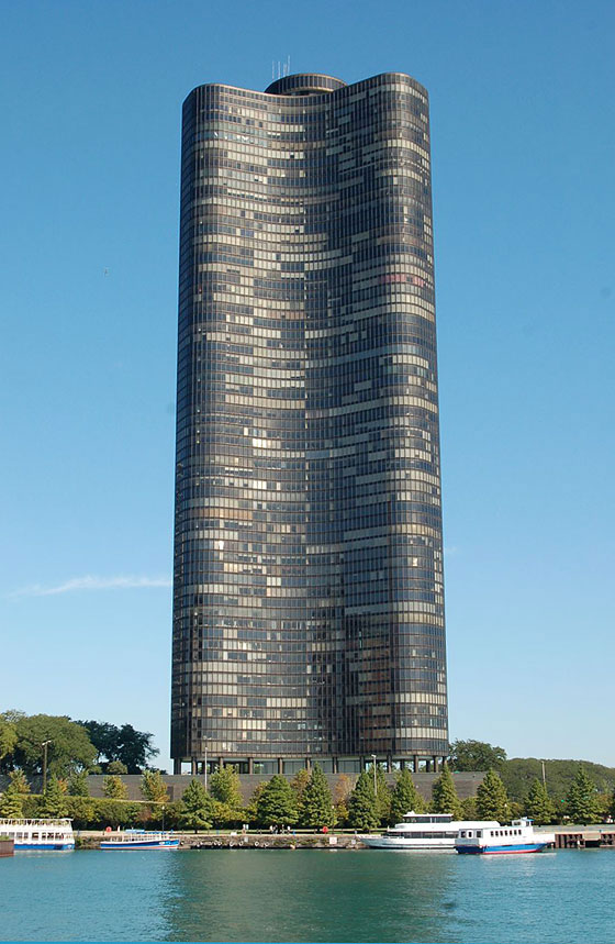 CHICAGO - Lake Point Tower - arch. Schipporeit Heinrich, 1968