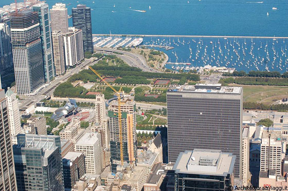 CHICAGO - Sears Tower - vista su Millennium Park e Lake Michigan