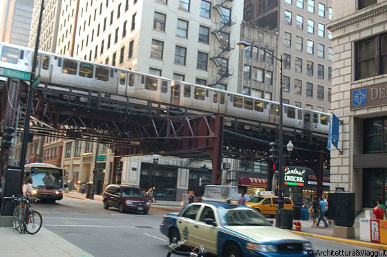 THE LOOP - Il centro di Chicago è delimitato dalla ferrovia sopraelevata gestita dalla CTA