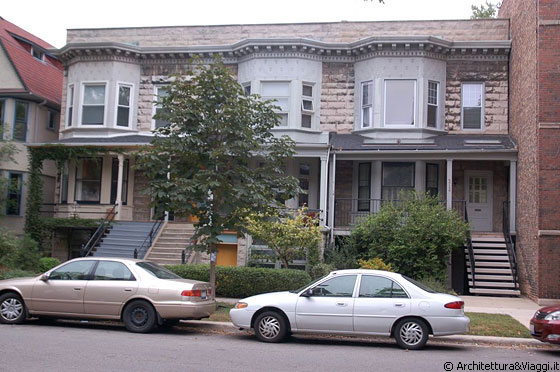 CHICAGO - HYDE PARK - Case a schiera con bow windows
