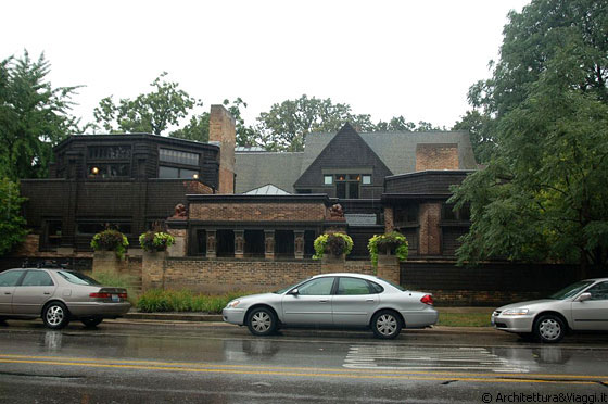 OAK PARK - ILLINOIS - Frank Lloyd Wright Home & Studio sul lato della Chicago Avenue