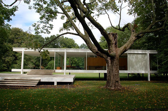 PLANO - ILLINOIS - Casa Farnsworth - Ludwig Mies van der Rohe, 1951
