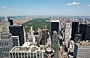 NEW YORK CITY. Dalla piattaforma panoramica Top of the Rock del Rockefeller Center, posta a a 70 piani sopra Midtown, splendida vista su Central Park 