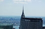 MIDTOWN MANHATTAN. Dall'osservatorio del Rockefellerer Center vista sul Metlife e sulla guglia del Chrysler