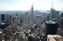 TOP OF THE ROCK. L'inconfondibile Empire State Building, così baricentrico rispetto a Midtown e Lower Manhattan, svetta alto sulla città