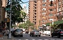 NEW YORK CITY. I vecchi edifici in pietra bruna e in mattoni rossi dell'Upper East Side