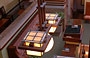 OAK PARK. Lampade progettate da Frank Lloyd Wright per l'Unity Temple