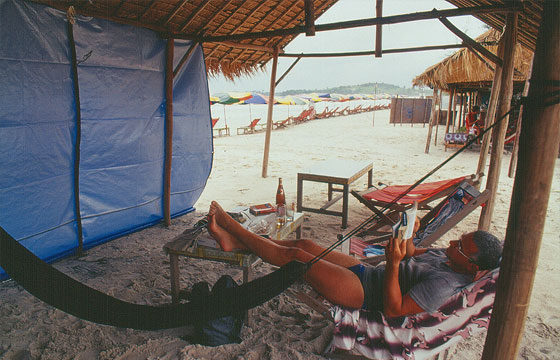 SIHANOUKVILLE - Occheuteal Beach - al coperto, oggi è tempo brutto!