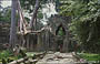 PREAH KHAN. Ammiriamo lo spettacolo della natura alla porta est (ingresso storico) del tempio