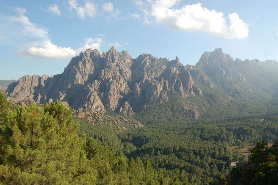  AIGUILLES DE BAVELLA - Il fantastico granito della Bavella visto dal percorso che conduce al Canyon