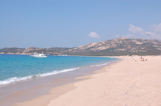 PLAGE D'ERBAJU - Quasi nessuno in vista all'orizzonte e Mosè poteva correre liberamente
