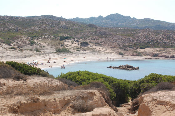 DA BONIFACIO A SARTENE - La caletta oltre Plage de la Tonnara