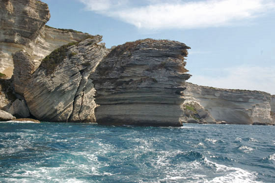 BOCCHE DI BONIFACIO - Le grain de sable segna la fine del circuito n. 1 - da qui si torna indietro al porto turistico