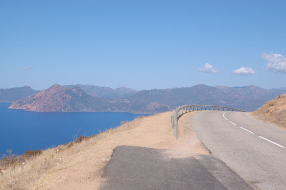 GOLFO DI PORTO - Percorriamo la strada panoramica D824 sul golfo verso Plage d'Arone