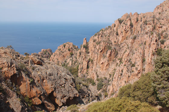 DA PIANA A PORTO - Per diversi chilometri la D81 offre scorci straordinari sulla straordinaria ed originale natura delle Calanques 