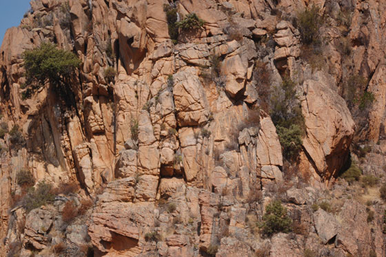 PIANA - Zoom su una Calanche