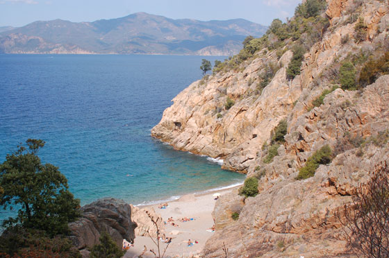 GOLFO DI PORTO - Salutiamo dall'alto la Ficajola 