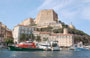 BONIFACIO. La cittadella vista dal porto naturale