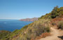 DAL COL DE LA CROIX A GIROLATA. Panorami sul golfo di Girolata, prima di arrivare all'insenatura di Tuara