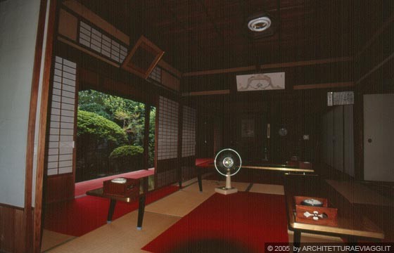 NARA - Shin-yakushiji Temple - l'interno della sala da tè