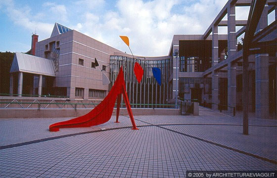 NAGOYA - Municipal Museum of Modern Art, Kisho Kurokawa, 1987 - l'ingresso