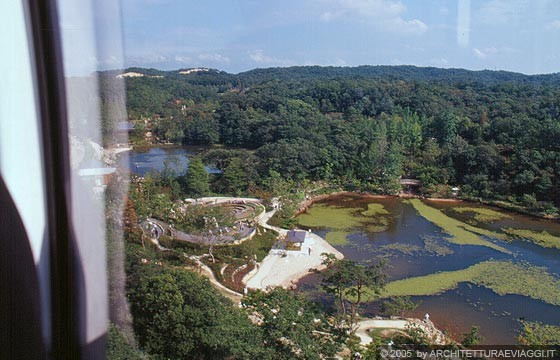 EXPO AICHI 2005 - Vista dall'ovovia sull'area dell'Expo  