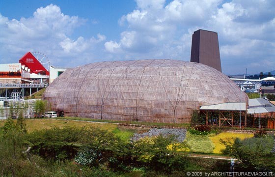 EXPO AICHI 2005 - Padiglione del Giappone Nagakute e la Torre della Terra: Energie rinnovabili