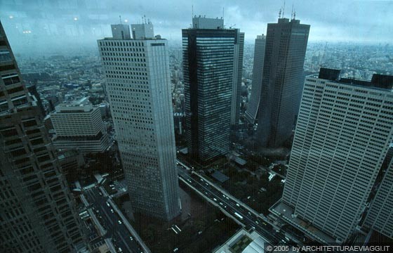 TOKYO SHINJUKU - Dall'osservatorio al 48° piano del Tokyo City Hall vista su Shinjuku 