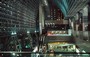 KYOTO . KYOTO JR STATION by night: vista dallo scalone centrale sul grande atrio 
