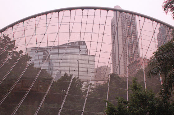 HONG KONG PARK - L'enorme voliera Edward Youde Aviary