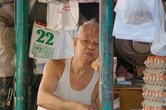 WAN CHAI - Il civaiolo al mercato di Wan Chai