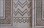 UTTAR PRADESH . Agra - le decorazioni in pietra dura incastonate del Taj Mahal 