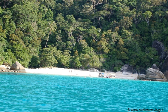 PULAU PERHENTIAN BESAR - La piccola Turtle Beach, ovvero la piccola baia adiacente 