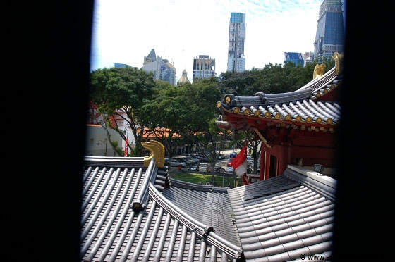 CHINATOWN - Dall'alto del Buddha Tooth Relic Temple 