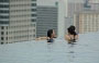 MARINA BAY SANDS. La piscina Infinity con il bordo a sfioro