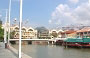 CLARK QUAY. Questo molo sulle acque del Singapore River prende il nome dal  secondo governatore coloniale Sir Andrew Clarke
