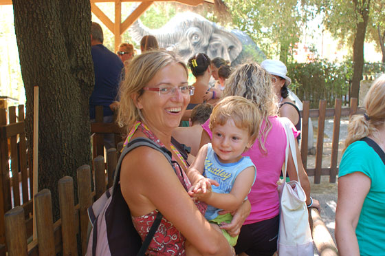 MARINA DI CASTAGNETO CARDUCCI - Io e Luca in coda per il safari al Cavallino Matto