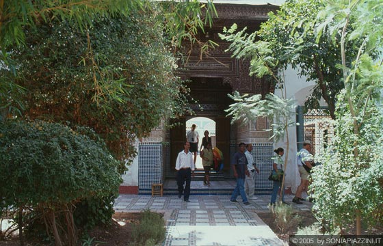 MARRAKESH - Il cortile interno del Palais de la Bahia
