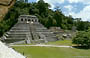 PALENQUE. Vista del Tempio de las Inscripciones dal Palacio