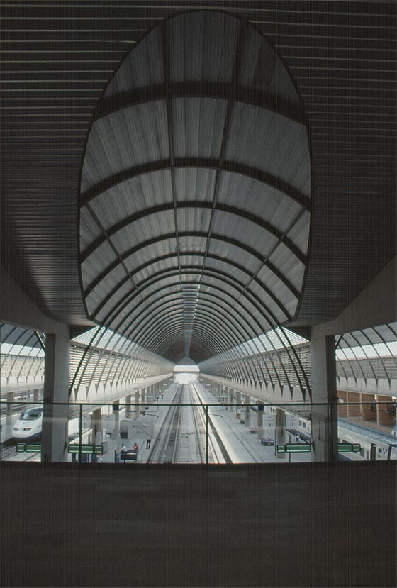 SIVIGLIA - Stazione di Santa Justa - panoramica