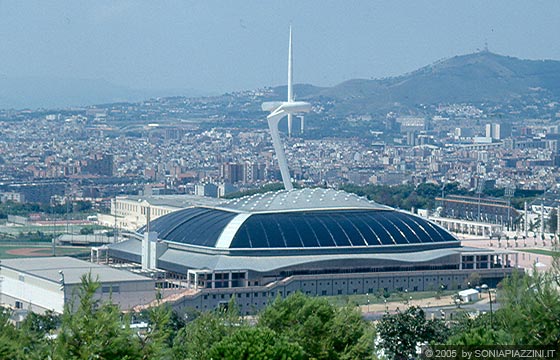 BARCELLONA - Montjuic - Palazzo dello Sport Sant Jordi