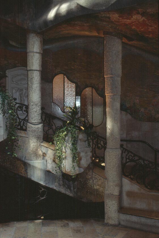 BARCELLONA - Casa Milà - La Pedrera - Scala interna