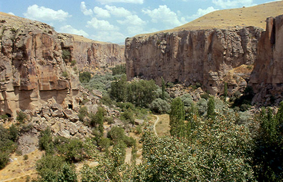 VALLE DI IHLARA - Splendida vista sulla vallata, percorsa dal fiume Melendiz Suyu