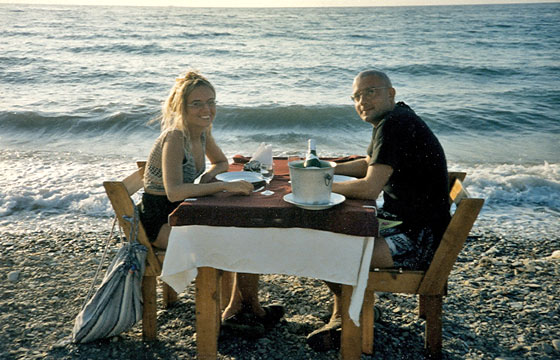 COSTA DELLA IONIA - Ultima cena prima del rientro a Istanbul sulla spiaggia del parco nazionale di Samsun Dagi
