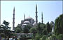 ISTANBUL . Sultan Ahmet Camii - le cupole e i sei minareti della moschea Blu